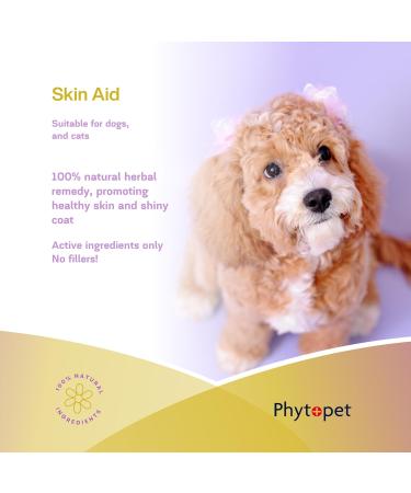 Phytopet Skin Aid 30ml - Veterinary Supplement for Dogs, Cats, Horses - Internal Support for Healthy Skin - Eczema, Dry, Flakey Skin Relief - Buy Online on GoSupps.com