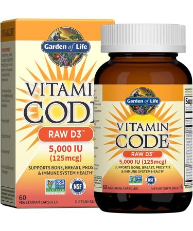 Garden of Life Organics Turmeric Inflammatory Response Gummy - 120 Real Fruit Gummies & Vitamin D Vitamin Code Raw D3 Vitamin D 5 000 IU Raw Whole Food Vitamin D Supplement - Buy Online on GoSupps.com