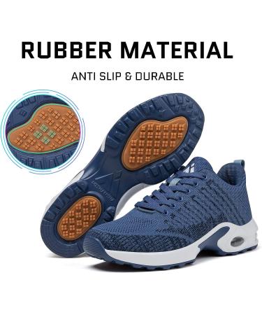 Mishansha Women's Breathable Air Cushion Sneakers - Size 9, Persian Blue - Buy Online on GoSupps.com