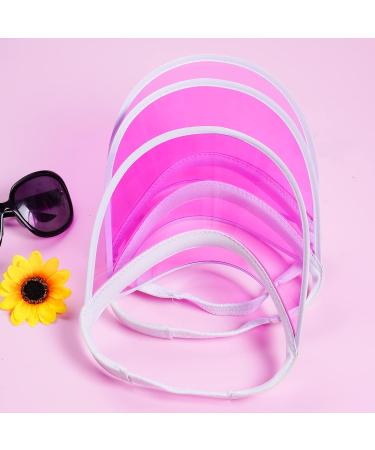 Jmkcoz 6 Pack Pink Sun Visor Hats for Women Men - Sports Beach Tennis Golf Headwear - Buy Online on GoSupps.com