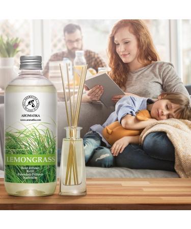 Lemongrass Diffuser Refill 68 Fl Oz - Fresh Aromatherapy Oil | Long Lasting Fragrance | Natural Essential Oil Refill for Home - Buy Online on GoSupps.com