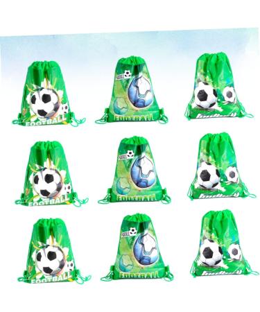 HOMSFOU 9pcs Kids Soccer Ball Kids Birthday Party Bags Gift Bags Football Treat Bags Football Goodie Bags Drawstring Burlap Bag Party Cookie Bag Kids Football Child Beam Port Storage Box - Buy Online on GoSupps.com