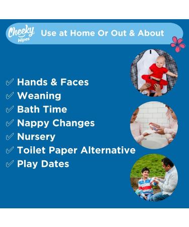 Cheeky Wipes Complete Kit - Make Your Own Wet Wipes (32 Pieces) | Eco-Friendly & Reusable International Shipping Available - Buy Online on GoSupps.com