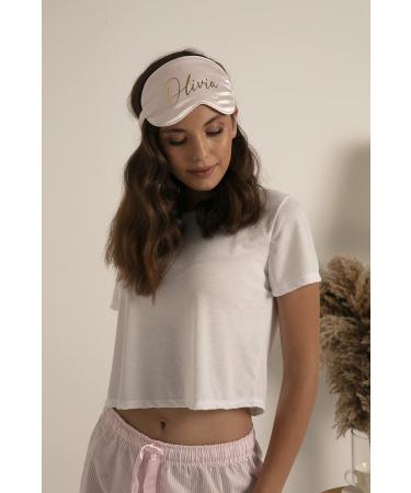 Satin Sleep Mask - Black Silk Eye Mask for Bridesmaid Gifts & Bachelorette Party Favors - Buy Online on GoSupps.com