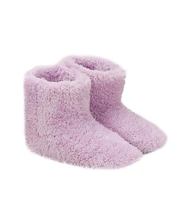 Cyzpf warm shoes foot warmers comfortable winter heat shoes Small light fashionable heating pillows foot warmer relaxation for home & office men and women cold feet pink-women