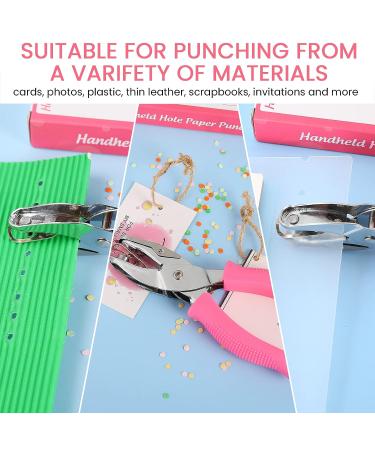 MyArTool 1/8 Hole Punch  Handheld Single Hole Punch with Soft Grip  Hole Puncher Single for Easy and Quick Holes in Cardstock  Binder or Paper  Perfect for Crafts  Arts and Designs 1/8 Inch - Buy Online on GoSupps.com