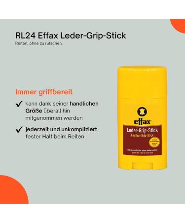 Buy RL24 Effol-Effax Leather Grip Stick | Leather Habit Stick for Secure Seat | Effax Anti-Slip Formula | 3 x 50 ml Set | International Shipping Available - Buy Online on GoSupps.com