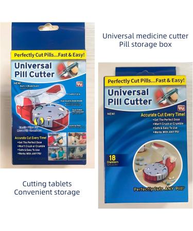 BBDA Pill Cutter Crushed Vitamin Tablets Clear Pill Splitter Pill Box for Splitting and Carrying - Buy Online on GoSupps.com