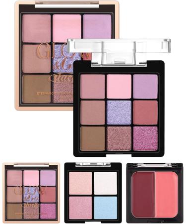 Palette de Fards Paupi res - Maquillage Palette Paupi res Blush Highlighter - Effets Satin s et Mats Cosm tiques Doux Beaut pour Soir e et Voyages # 01 - Buy Online on GoSupps.com