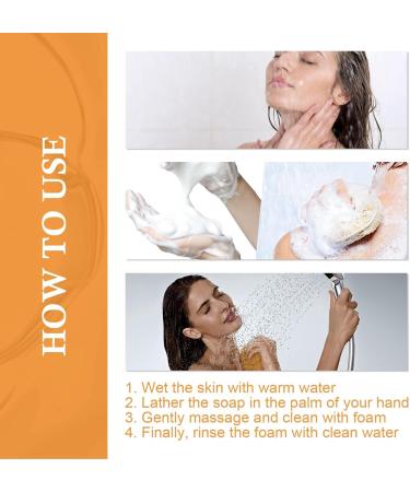 Kojic Acid Soap Turmeric Soap Bar Lemon Turmeric Kojic Acid Soap Bar for Acne Fine Lines Kojic Acid Soap Original for Deep Cleansing Turmeric Brightening Soap Smooth Skin Dark Spot Corrector Remover - Buy Online on GoSupps.com