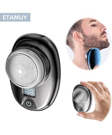 Portable Mini Electric Razor for Men - Waterproof USB Rechargeable Shaver (Gradual Black) - Buy Online on GoSupps.com