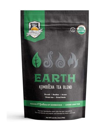 Fermentaholics - Element Kombucha Tea Blends (Earth Kombucha Tea Blend) | Fermentaholics USDA Certified Organic Earth Kombucha Tea Blend | Kosher Certified Earth Blend