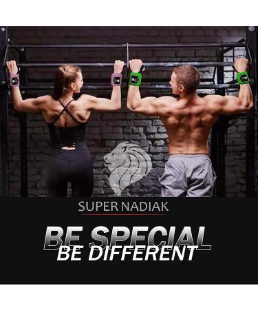 Super NADIAK Wristbands - Professional Wrist Support Cuffs for Weightlifting, Bodybuilding, and Fitness - Black/Yellow/Grey - Buy Online on GoSupps.com