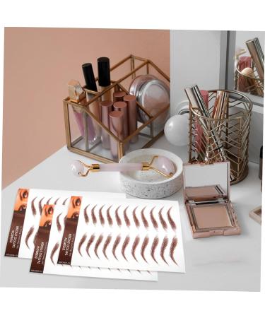 CANIGHT 5 Sheets authentic eyebrow sticker eyebrow stickers shaping eyebrow stickers costume - Buy Online on GoSupps.com