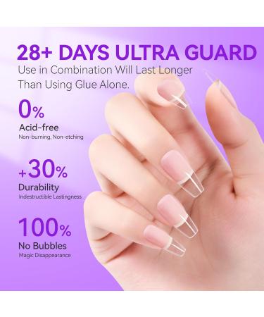 Angelike EC 6 in 1 Nail Gel Kit - Base Gel PH Bonder & Dehydrator | Acid-Free Primer & Super Shiny Formula for False Nails - International Shipping Available - Buy Online on GoSupps.com