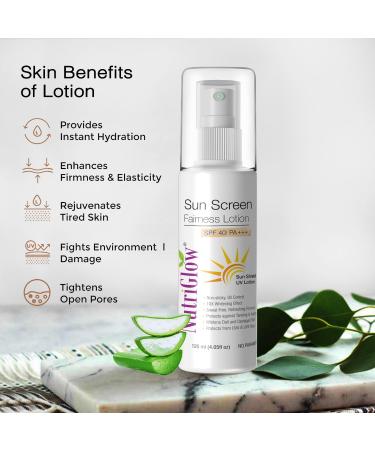 SPF40 Sunscreen Body Lotion - Broad Spectrum UVA & UVB Protection for All Skin Types - Sulfate Free - 120ml - Ship Worldwide - Buy Online on GoSupps.com