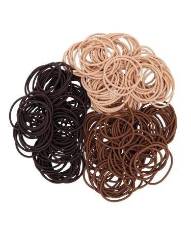 240-Pack Elastic Hair Ties - No Metal Ponytail Holders for Men, Women & Girls - Durable Styling Accessories in Neutral Colors - Buy Online on GoSupps.com