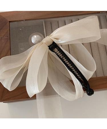 Saterkali Hair Clip Multi Layers Hair Decoration Lightweight Anti-break Ponytail Claw Hair Accessories White - Buy Online on GoSupps.com