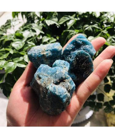 500g Rough Natural Blue Apatite Quartz Crystal Stone Natural Luster - Buy Online on GoSupps.com