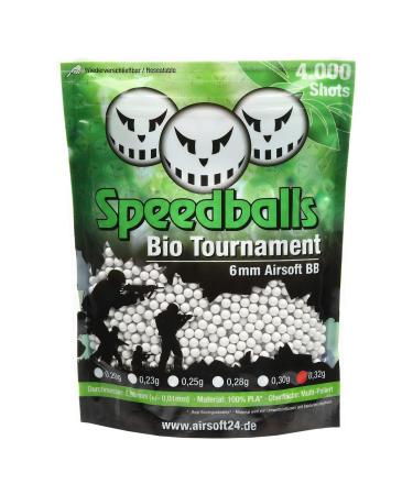 Speedballs Bio Tournament airsoft balls BBS 0.32g 4 000 bag white caliber 6mm BB