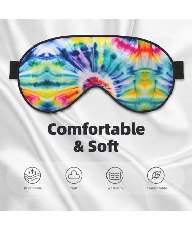 Beautiful World Rainbow Tribe Print Unisex Sleep Mask | Double-Sided Eye Mask for Sound Sleep & Skin Care | International Shipping Available - Buy Online on GoSupps.com