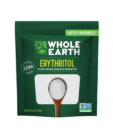 Whole Earth Sweetener Co. 100% Erythritol Sweetener (Keto Sweetener, Natural Sugar Alternative, Baking Sugar Substitute, Zero Calorie Sweetener, Gluten Free, Non-GMO), 16 Oz Granulated 16 oz - Pack of 1