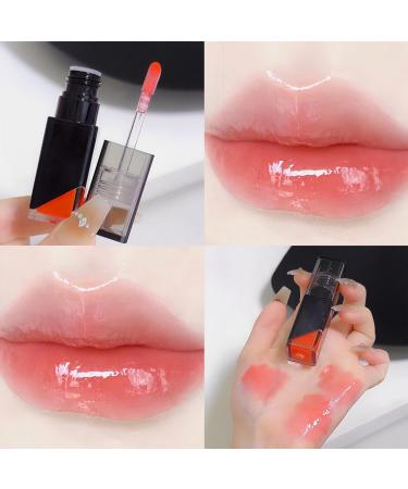 Gloss l vres teint Gloss l vres color | Maquillage Lip Gloss Liquide Rouge L vres | Rouge l vres longue dur e brillant l vres nourrissant brillant l vres plus dodu teinture 1# 1 unit (Lot de 1) - Buy Online on GoSupps.com