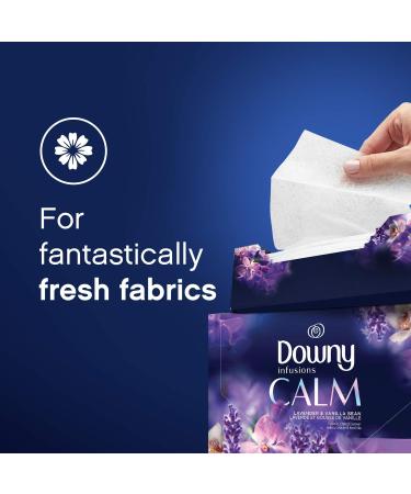 Downy Infusions Calm Lavender & Vanilla Bean Dryer Sheets - 105 Count - Buy Online on GoSupps.com