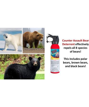 Counter Assault 8.1 Oz Bear Spray and Inert Combo Pack - Effective Bear Repellent Solution - Buy Online on GoSupps.com