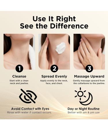Firming Neck Cream for tightening and firming Retinol Collagen & Hyaluronic Acid Cream-Anti-Aging Face Moisturizer for Face Wrinkle Smoother for Women & Men 1.76 Fl Oz Black Shine - Buy Online on GoSupps.com