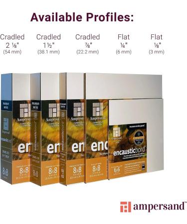 Ampersand Art Supply Wood Painting Panel Encausticbord 5x7 1/8 Depth - Pack of 3 - Buy Online on GoSupps.com