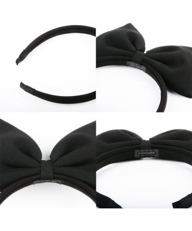 Balloome Hair Band Bow Headbands Headdress for Women and Girls Perfect Hair Accessories for Party and Cosplay (Black) - Buy Online on GoSupps.com