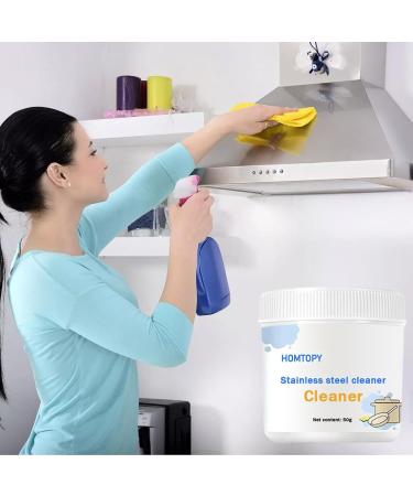 Stainless Steel Pot Cleaner Pot Scale Remover | Stove Rust Pan Stainless Steel Pan Cleaner and Pot Scale Remover for Cookware Stove Rowces 100g - Buy Online on GoSupps.com