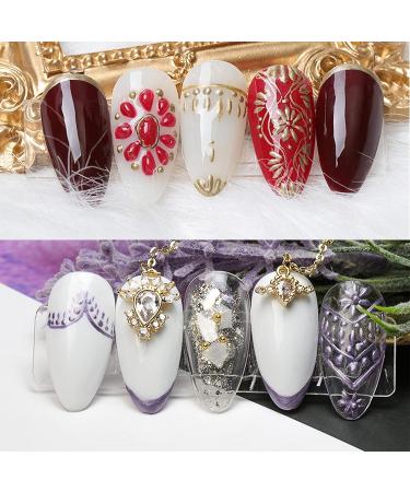 Hacaus 3D Metallic Painted Nail Gel Polish - 6 Colors for Creative Nail Art & Design - Buy Online on GoSupps.com