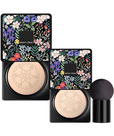  G n rique Mushroom Head Complexion - Air Cushion 15g Liquid Concealer Puff BB Lightening Cream with Smooth Finish | Flawless Skin Makeup for Skin Types Use Quo - Buy Online on GoSupps.com