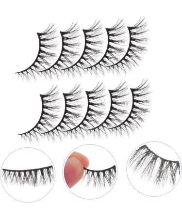 LALAFINA 20 Pairs Fake Eyelashes Lash Mascara Eyelash Kits Makeup Mascara Eye Lash Strip Lash Fake 3d Make up 1 count (Pack of 1) As Shownx2pcs - Buy Online on GoSupps.com