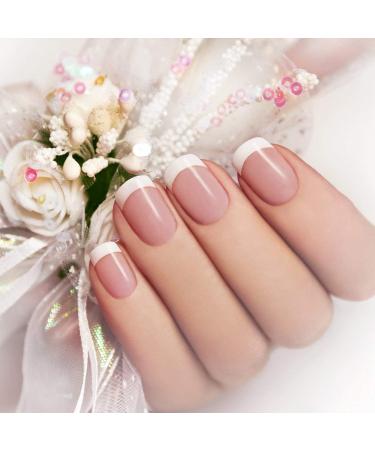 ENERRGECKO French Manicure Nail Art Stickers Self-Adhesive Nail Sticker Tips for Manicure Decoration Diy Tools - Buy Online on GoSupps.com