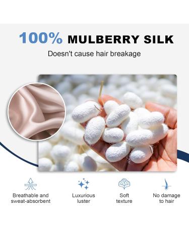 Consysi 1 Piece Silk Bow Scrunchies for Hair-100% Pure Mulberry 22 Momme Silk Hair Tie Elastic Ponytail Holder Elegant Soft Bow Hair Ties Band for Women Hair Care Multiple Colours (Pink) - Buy Online on GoSupps.com