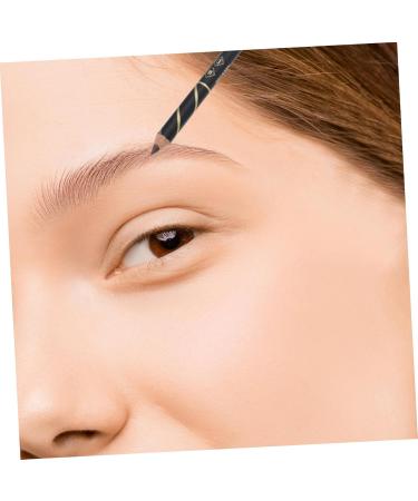 Mipcase 4pcs Two-in-one Eyebrow Pencil Black Eyeliner Pen Eyeliner Black Makeup Pencils with Eyebrow Comb - Buy Online on GoSupps.com
