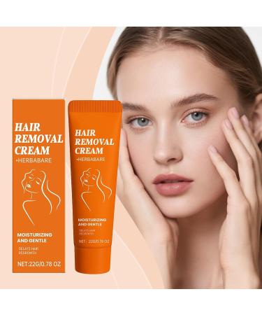 Facial Hair Removal Cream - 22g Gentle and Soothing | Gentle and Soothing Facial Lotion for Hair Removal For Women and Girls Daily Home Use Long-Term Nighttime Use - Buy Online on GoSupps.com