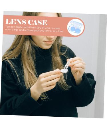 Shop LALAFINA Cartoon Pupils Contact Lens Cases 8 Boxes Travel Organizer Twizzer & Cosmetic Container Multi Colors Perfect for Eye Care - Buy Online on GoSupps.com