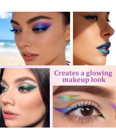 2 Pi ces Crayon Eyeliner Waterproof Rotatifs Crayons Ombre Paupi res lumineux Effet longue Dur e Couleur D grad e Avec Applicateur - Buy Online on GoSupps.com