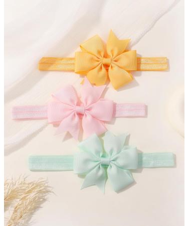 40pcs 3 Baby Girls Grosgrain Ribbon Hair Bows - Cute & Colorful Accessories for Kids | International Shipping - Buy Online on GoSupps.com