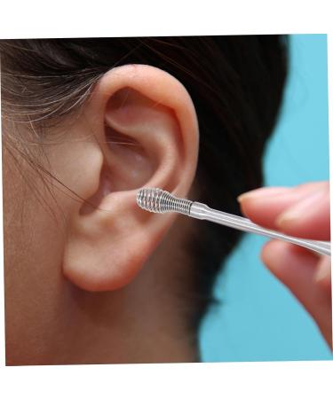 NOLITOY Stainless Steel Earwax Removal Tools - Portable Ear Spoon Picks Set for Household Use - Convenient Earwax Removers - 15x0.2x0.2cm - Buy Online on GoSupps.com