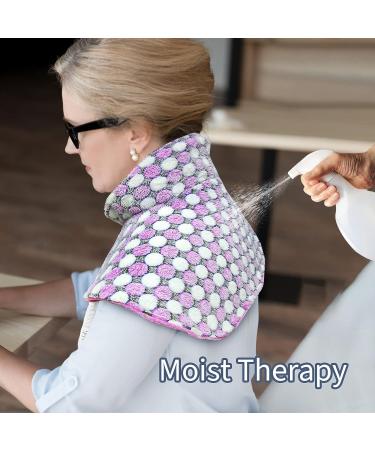 Pasonio Large Electric Heating Pad for Neck and Shoulders - Hot Moist & Dry Therapy - Washable - 18x22 inches - Buy Online on GoSupps.com
