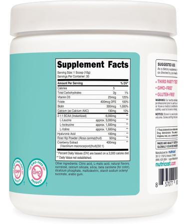 Nutricost BCAA for Women (Peach Mango 30 Servings) - Formulated Specifically for Women - Non-GMO and Gluten-Free Peach Mango 30 Servings (Pack of 1) - Buy Online on GoSupps.com