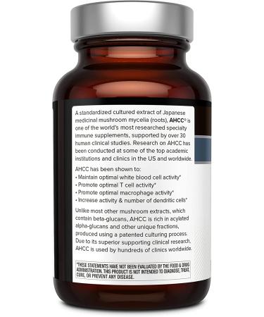 Kinoko Platinum AHCC 750 mg - 60 Vegicaps | Quality of Life Labs - Immune Support - Buy Online on GoSupps.com