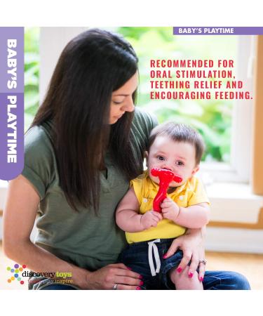 Discovery Toys Super Yummy Teether | BPA-Free Teething Toy for Infant, Baby, and Toddler - Buy Online on GoSupps.com