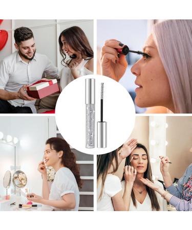  Qkbuza 3 Pieces Glitter Eyeshadow Mascara Glitter Eyelash Mascara Glittering Volumizing Mascara Volume and Length Long Lasting Glittering Waterproof Curl - Buy Online on GoSupps.com