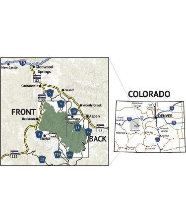 Maroon Bells-Snowmass Wilderness Topographic Hiking Map - Colorado Trail Maps (2018) - Buy Online on GoSupps.com